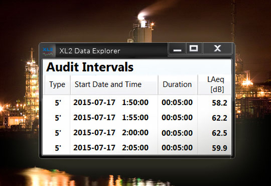 XL2 Data Explorer software